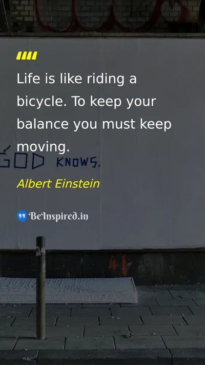 Albert Einstein Picture Quote on life change discipline motivational 