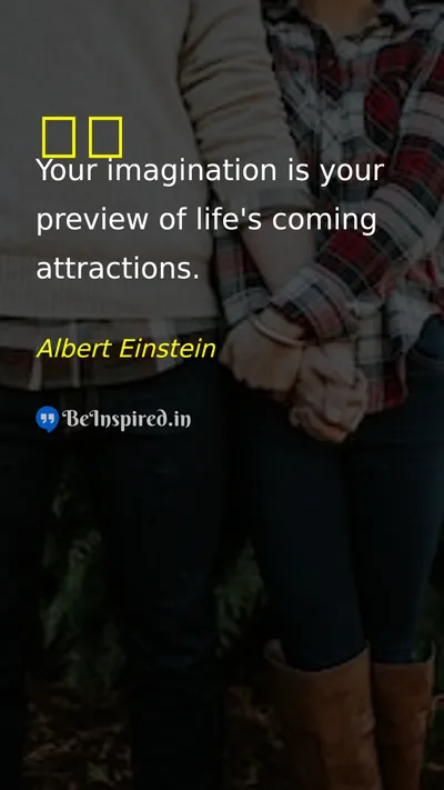 Albert Einstein Picture Quote on dream life hope 