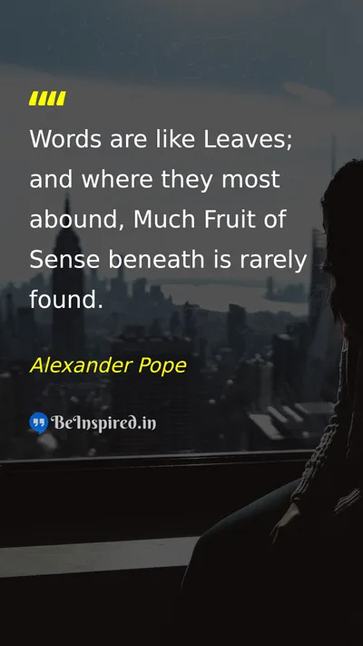 Alexander Pope Picture Quote on wisdom 