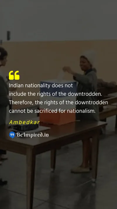 Ambedkar Picture Quote on citizen right 