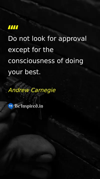 Andrew Carnegie Picture Quote on self-confidence discipline hard-work success 