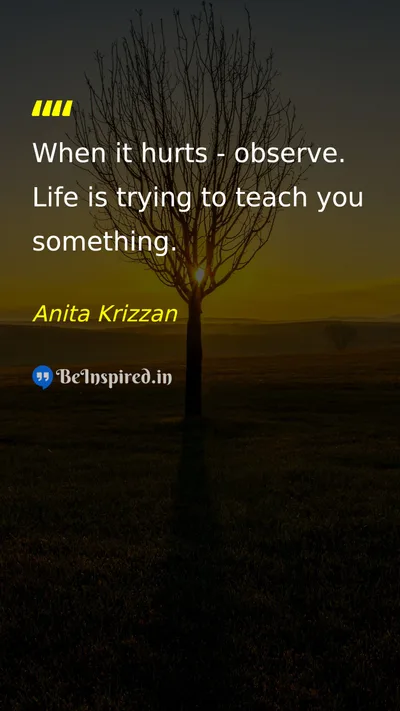 Anita Krizzan Picture Quote on life wisdom learning growth 