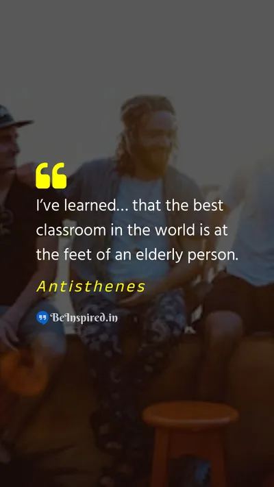 Antisthenes Picture Quote on friendship truth honesty self-awareness 