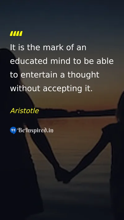 Aristotle Picture Quote on education wisdom discipline 