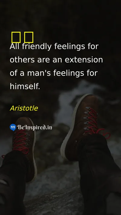 Aristotle Picture Quote on selfish 