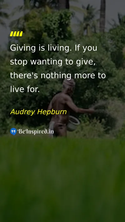 Audrey Hepburn Picture Quote on life happiness 