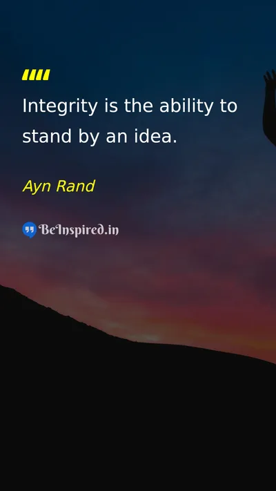 Ayn Rand Picture Quote on leadership discipline courage wisdom 
