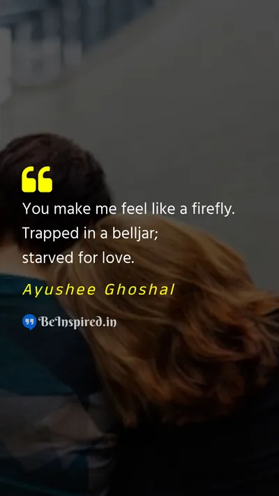 Ayushee Ghoshal Picture Quote on love sadness 