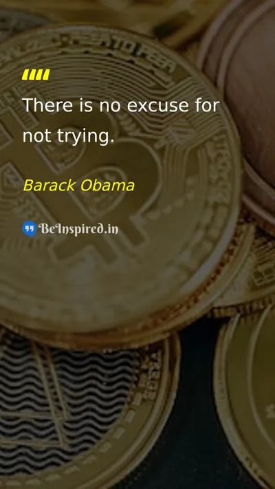 Barack Obama Picture Quote on motivation hard-work 