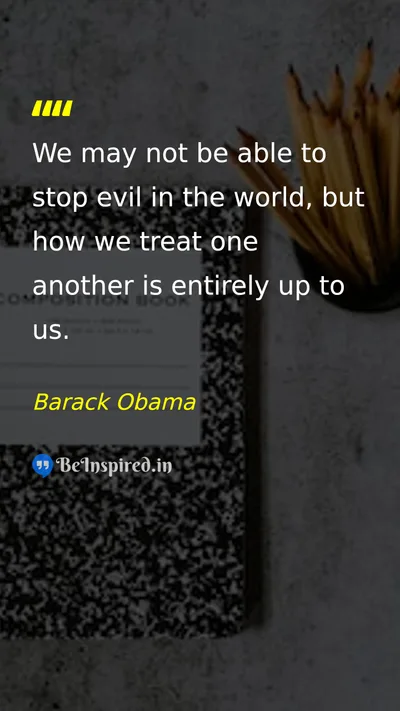 Barack Obama Picture Quote on equality peace life 
