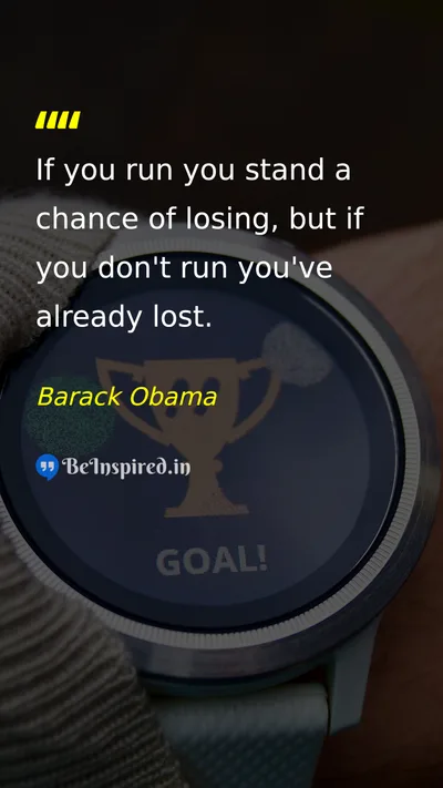 Barack Obama Picture Quote on motivation action success 