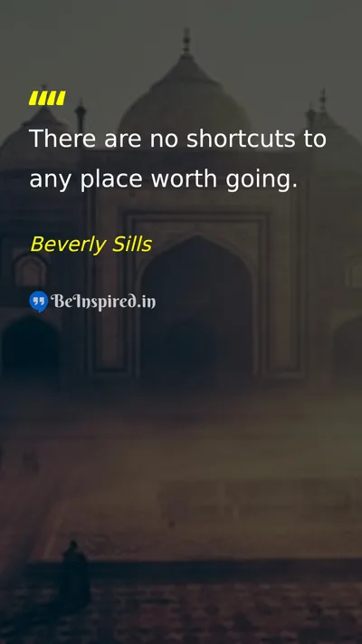 Beverly Sills Picture Quote on success hard-work discipline 