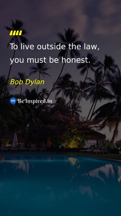 Bob Dylan Picture Quote on wisdom life freedom 