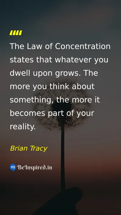 Brian Tracy Picture Quote on life reality mindset 
