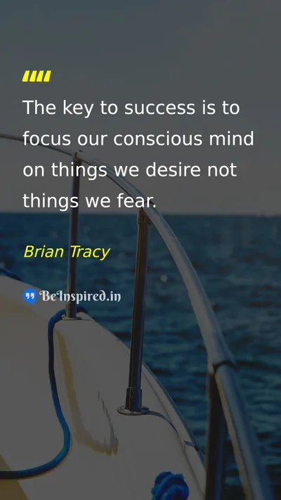 Brian Tracy Picture Quote on success discipline mindset focus 
