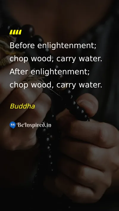 Buddha Picture Quote on discipline wisdom life 