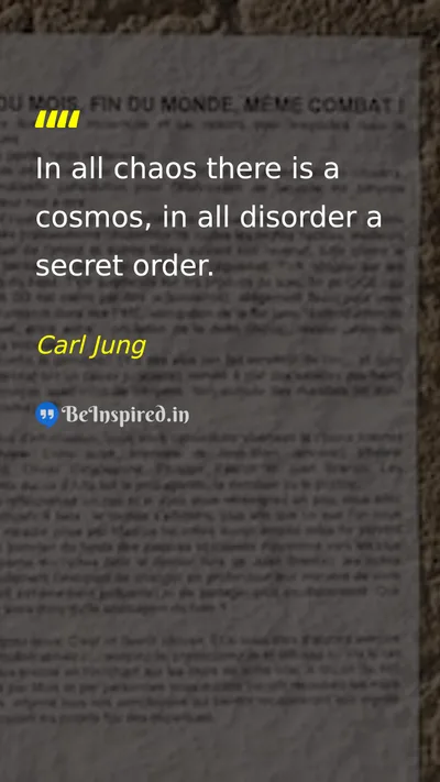 Carl Jung Picture Quote on wisdom life 