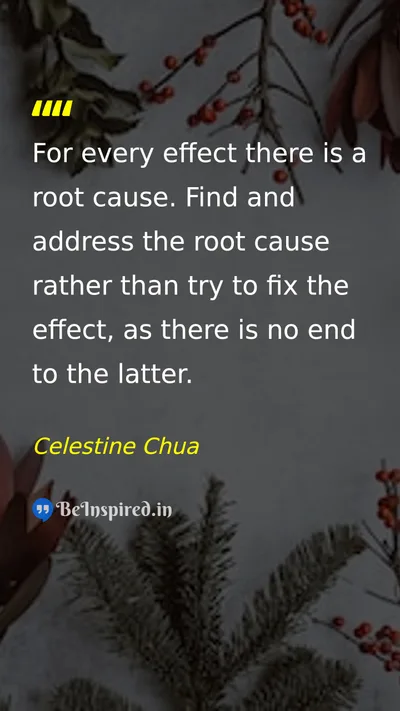 Celestine Chua Picture Quote on wisdom change discipline 