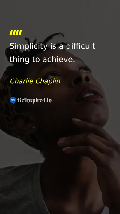 Charlie Chaplin Picture Quote on life wisdom 