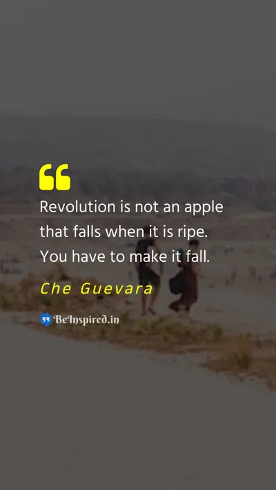 Che Guevara Picture Quote on revolution action 