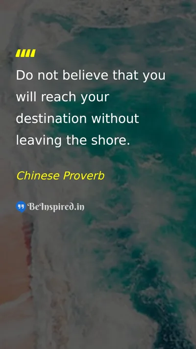 Chinese Proverb Picture Quote on motivational success change life 