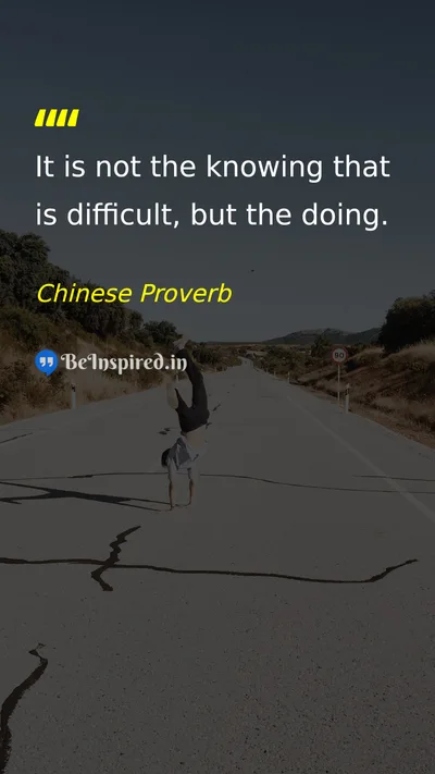 Chinese Proverb Picture Quote on discipline hard-work 