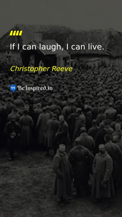 Christopher Reeve Picture Quote on happiness life 