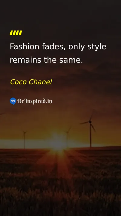 Coco Chanel Picture Quote on life wisdom 