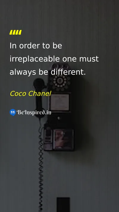 Coco Chanel Picture Quote on self-confidence change success 