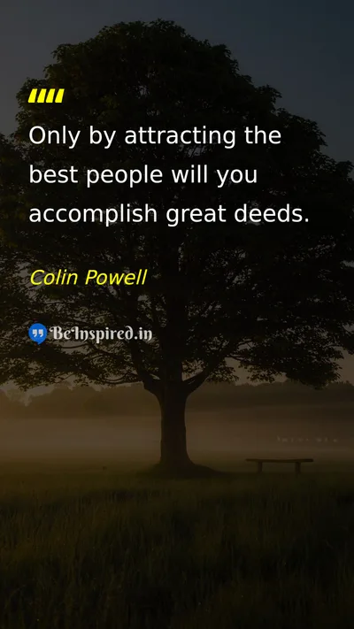 Colin Powell Picture Quote on leadership teamwork success people 