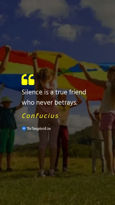 Confucius Picture Quote on friendship trust loyalty support 
