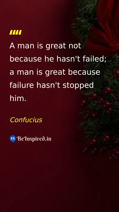 Confucius Picture Quote on discipline hard-work success courage 