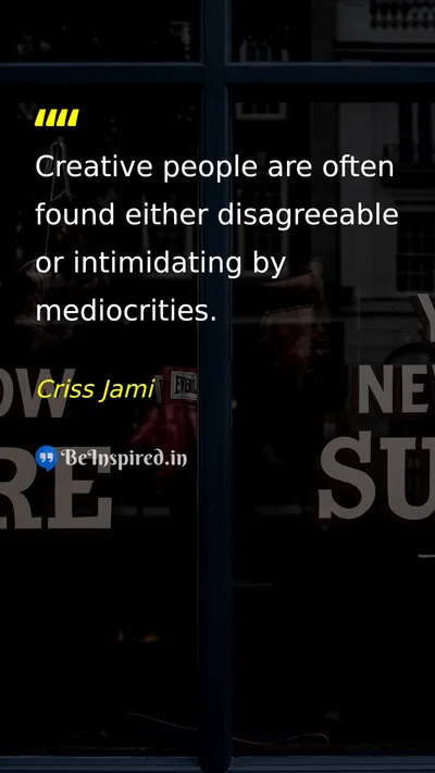 Criss Jami Picture Quote on wisdom life 
