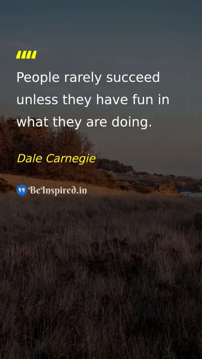 Dale Carnegie Picture Quote on success happiness life 
