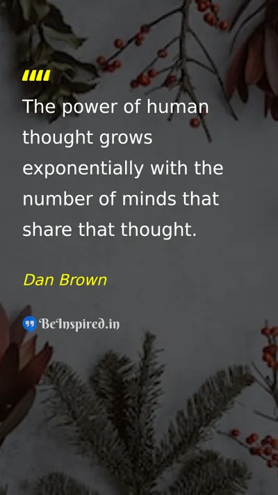 Dan Brown Picture Quote on wisdom life 
