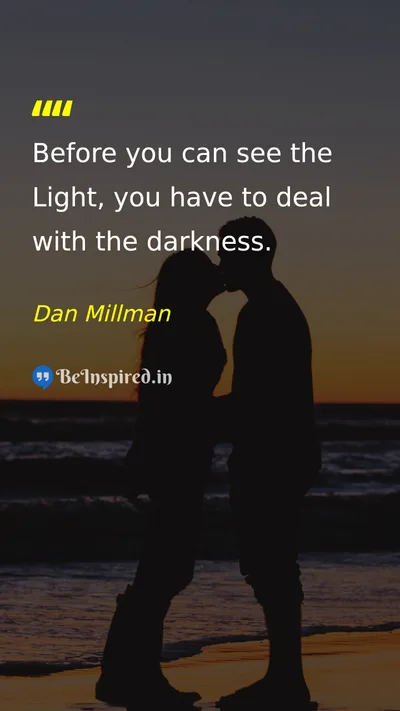 Dan Millman Picture Quote on hope change life 
