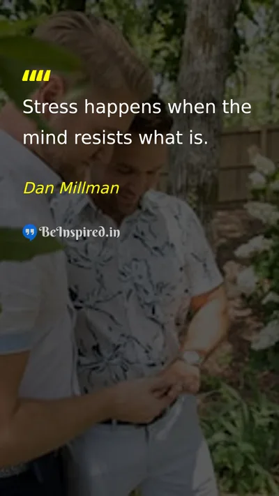 Dan Millman Picture Quote on peace wisdom 