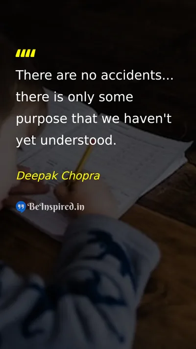 Deepak Chopra Picture Quote on life wisdom change hope 
