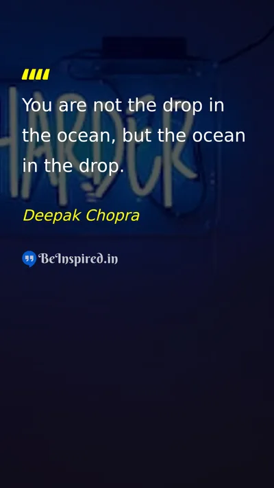 Deepak Chopra Picture Quote on life self-confidence wisdom 