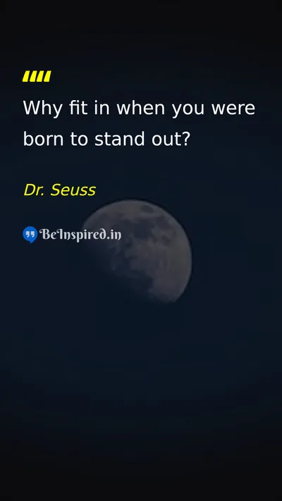 Dr. Seuss Picture Quote on self-confidence freedom change courage 