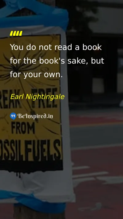 Earl Nightingale Picture Quote on education life wisdom 