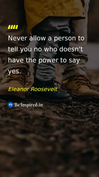 Eleanor Roosevelt Picture Quote on self-confidence courage leadership 