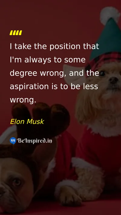 Elon Musk Picture Quote on wisdom 