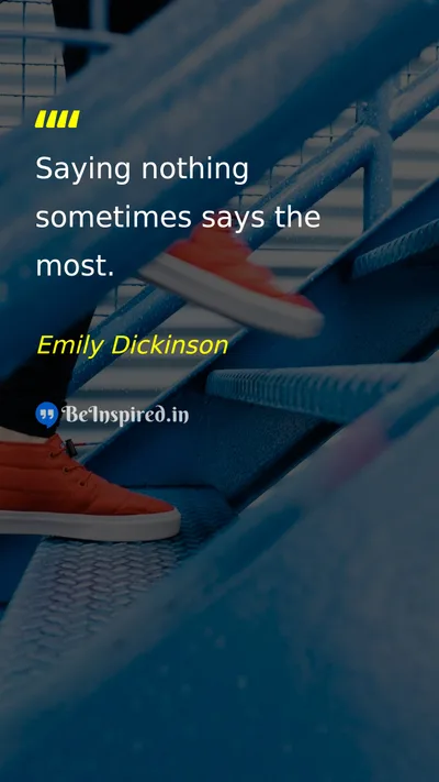 Emily Dickinson Picture Quote on wisdom life 