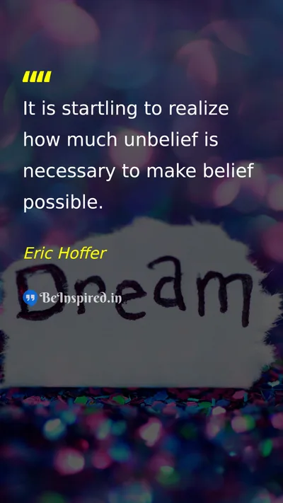 Eric Hoffer Picture Quote on wisdom thoughts 