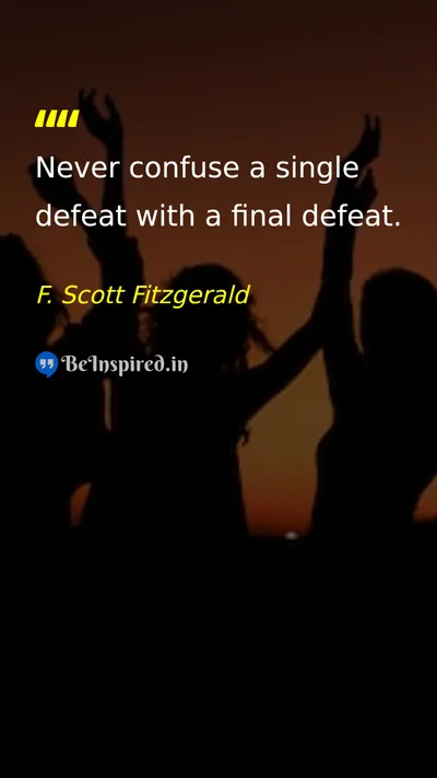 F. Scott Fitzgerald Picture Quote on motivational success life discipline 
