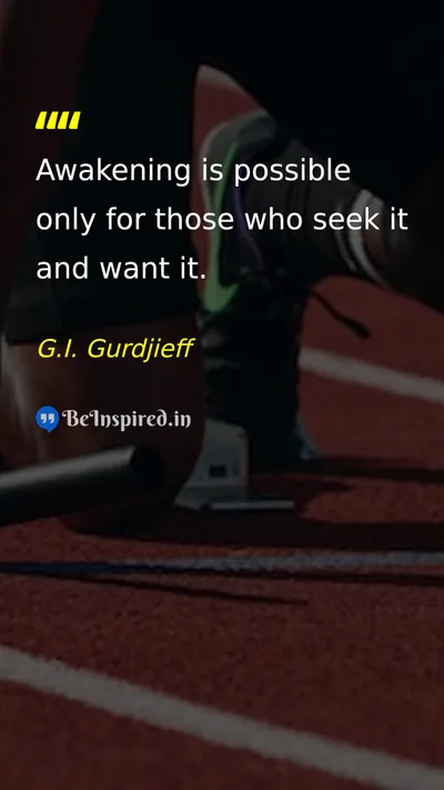 G.I. Gurdjieff Picture Quote on change self-confidence motivation 