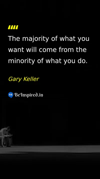 Gary Keller Picture Quote on success discipline hard-work 