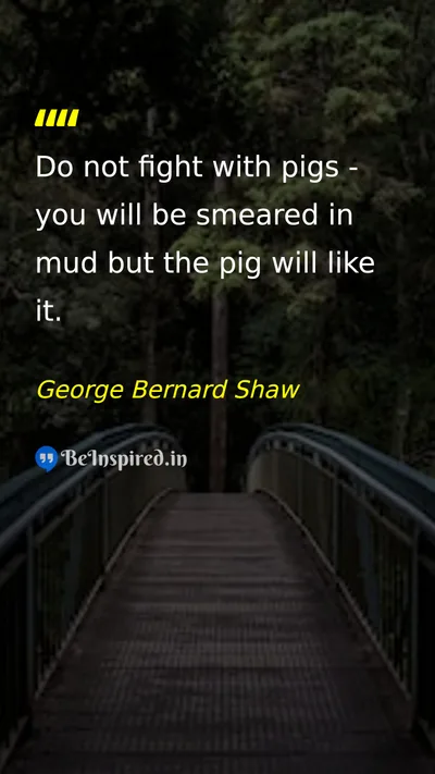 George Bernard Shaw Picture Quote on wisdom discipline life 