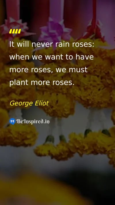 George Eliot Picture Quote on hard-work life 